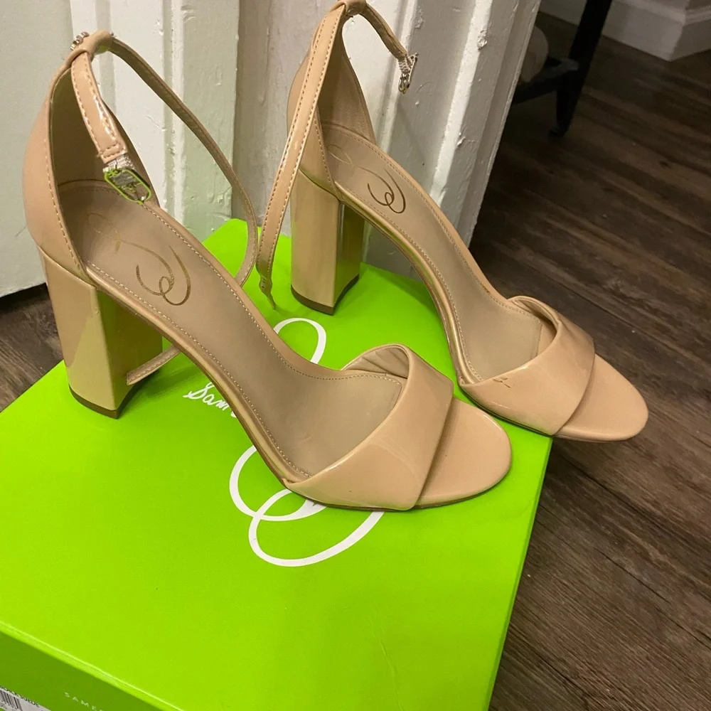 Sam Edelman Robyn Heels in Beige Blush 8.5M - Picture 6 of 9